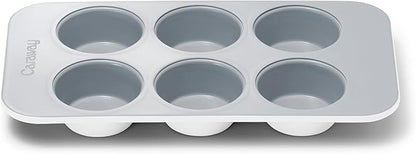 Caraway Nonstick Ceramic 6 Cup Muffin Pan – Non-Toxic, PTFE & PFOA Free – Oven by Caraway