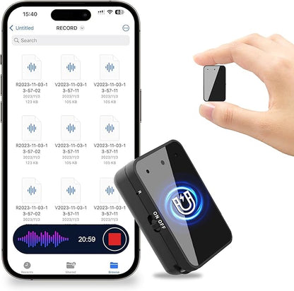 64GB Magnetic Voice Recorder- Mini Voice Recorder by CKKYBB