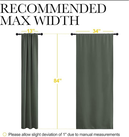 NICETOWN Bedroom Curtains Blackout Draperies - Image 7