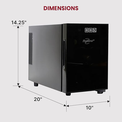 Koolatron 6 Bottle Wine Fridge – Freestanding Wine Cooler - Image 7