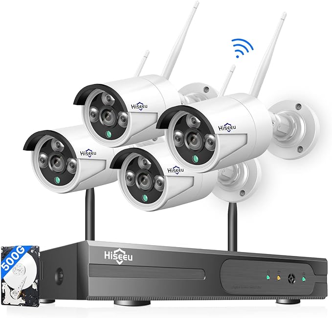 Hiseeu 5MP Wireless Security Camera System by Hiseeu