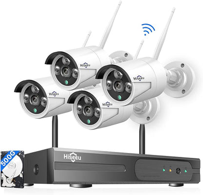 Hiseeu 5MP Wireless Security Camera System by Hiseeu