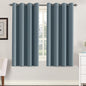 H.VERSAILTEX Soft and Smooth Blackout Window Curtain Panel, 8 Grommets Drapes by HVERSAILTEX