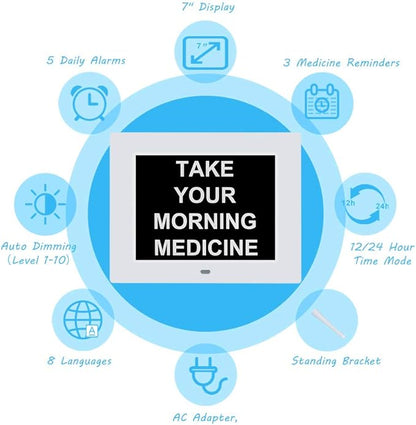 Jaihonda Dementia Clocks for Seniors Large Display Digital Clock - Image 2