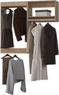 Modular Closet System, Wood Tower Storage by Unknown