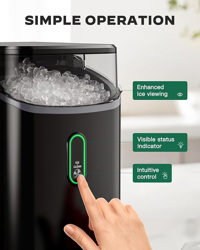 Silonn Nugget Ice Maker Countertop, Pebble Ice Maker - Image 5