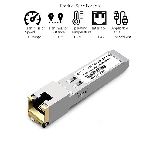 OPSTRAN 10/100/1000BASE-T SFP SGMII Copper Transceiver Module Compatible - Image 2