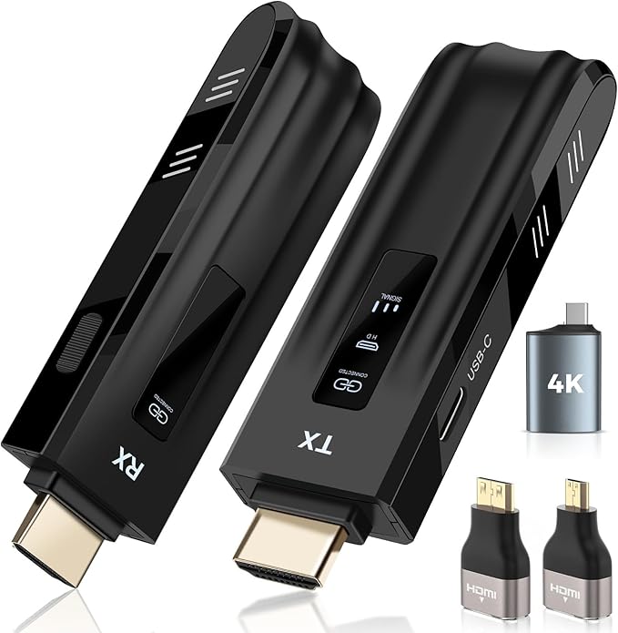 Beyn Wireless HDMI Transmitter and Receiver, 2026 Upgraded LED Display by DiscoverBeynBlendingTrendy