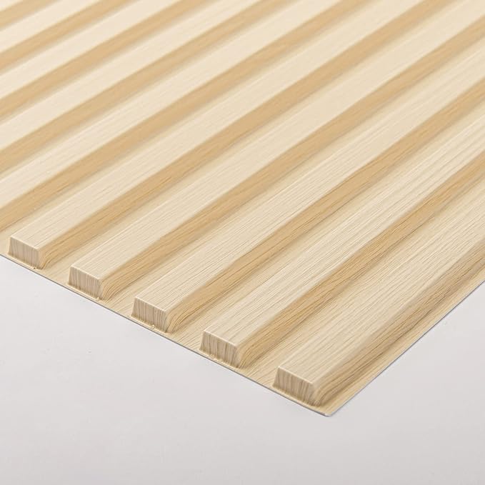 Art3d Slat Wall Panel, 3D Fluted Textured Panel 12-Tile 19.7 x 19.7in. - Image 8