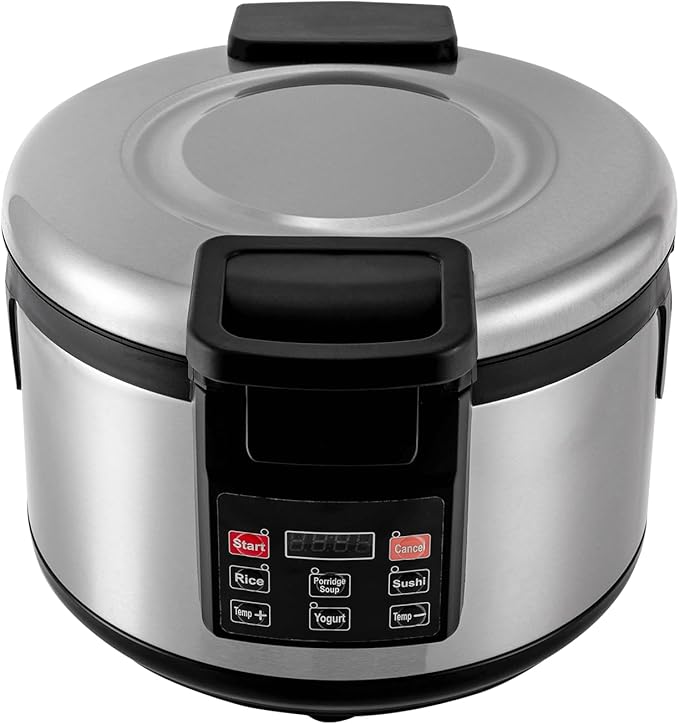 20qt/19L Commercial Rice Warmer, 110W Electric Adjustable Temperature Soup - Image 3