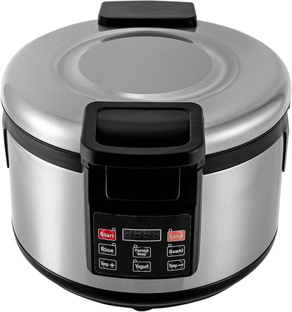 20qt/19L Commercial Rice Warmer, 110W Electric Adjustable Temperature Soup - Image 3