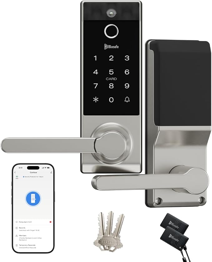 Smart Lock Doorbell Fingerprint Smart Door Lock Deadbolt - Image 9