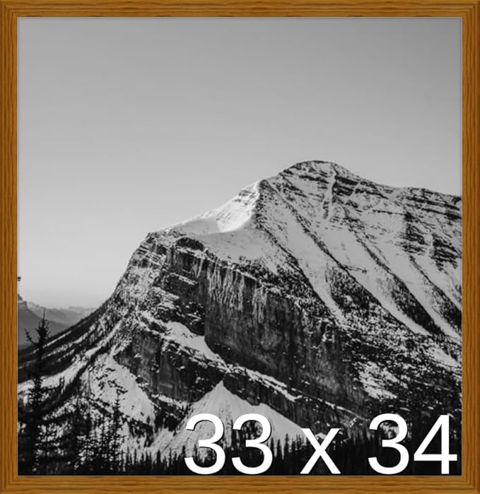 Frame It Easy 33 x 34 Hazel Wood Frame by FrameItEasy