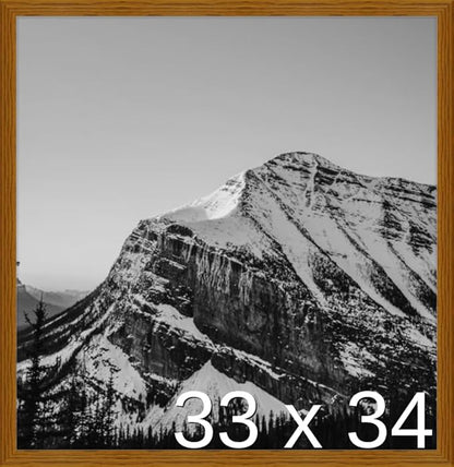 Frame It Easy 33 x 34 Hazel Wood Frame by FrameItEasy