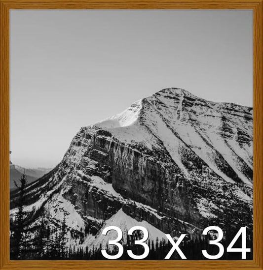Frame It Easy 33 x 34 Hazel Wood Frame by FrameItEasy