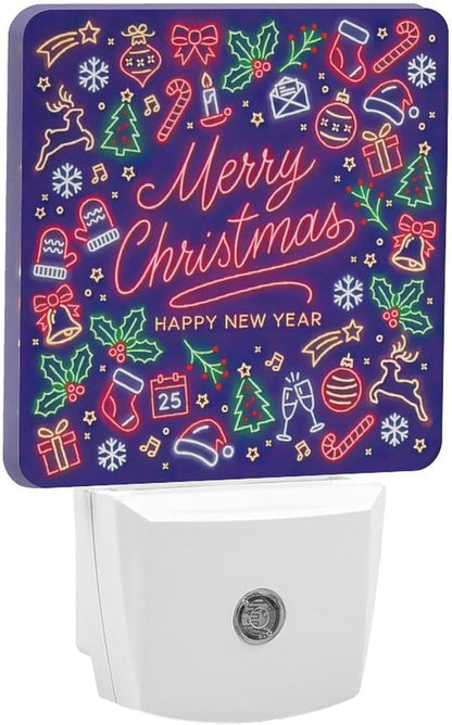 YKJAHSD Merry Chrismas Night Light, Plug into Wall Decor Nightlights - Image 8