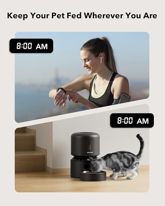 PETLIBRO Automatic Cat Feeder – 3L Programmable Pet Food Dispenser - Image 5