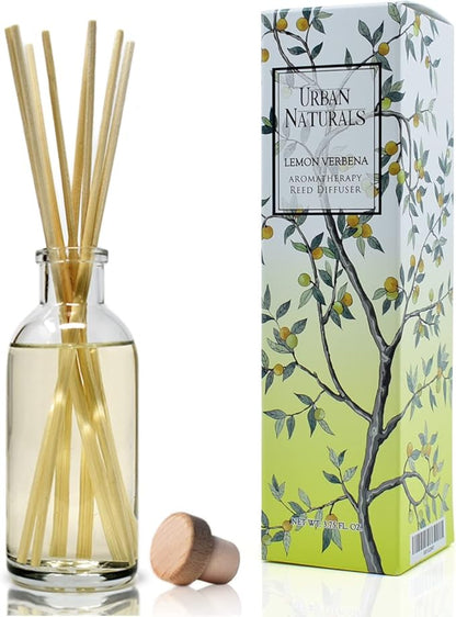 Urban Naturals Lemon Verbena Reed Diffuser Set by UrbanNaturals