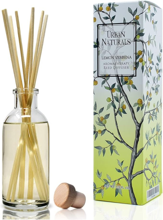 Urban Naturals Lemon Verbena Reed Diffuser Set by UrbanNaturals
