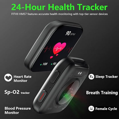FITVII Health & Fitness Tracker, Smart Watch - Image 3