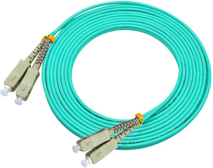 Jeirdus 2Meters 6ft Duplex 50/125 10G OM3 Multi-Mode Fiber Optic Cable Jumper - Image 3