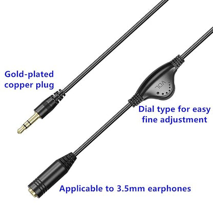 PChero 3.5mm Male to Female Stereo Audio Extension Adapter Cable - Image 4