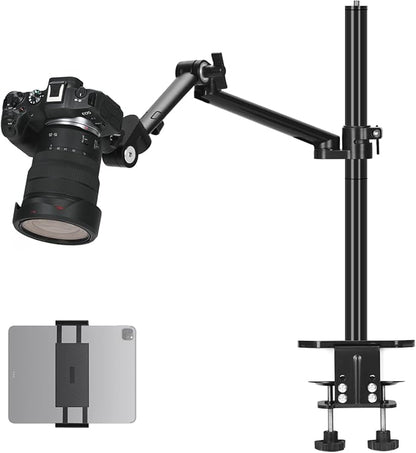 TARION Camera Arm Desk Mount: Heavy Duty DSLR Desktop Mount Camera Stand by TARION