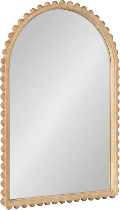 Kate and Laurel Beadbrook Modern Beaded Arched Mirror by KateandLaurel