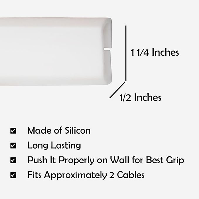 Rubber Bond TV Cord Hider Cable Protector - Image 6
