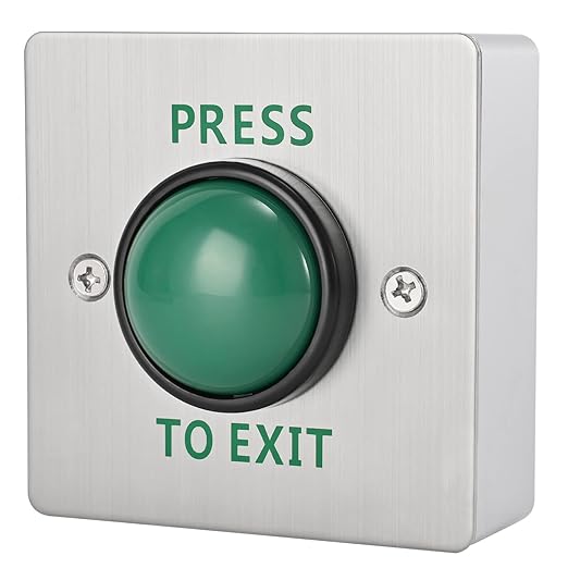 Push to Exit Button for Door Access Control Big Press Button IP68 Waterproof - Image 2