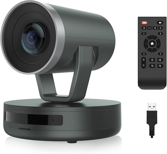 NEARITY V410 NDI PTZ Camera, 2K 10x Hybrid Zoom Video Conference Webcam by Nearity