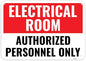 1PC Electrical Room Sign, 10 x 7 Inches by Venicor
