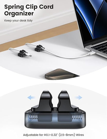 10Pack Cord Holder Clips, Cord Organizer - Image 2