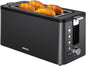 mecity 4 slice toaster, long slot toaster with, main product view