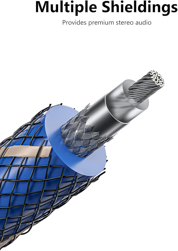 EMK Subwoofer Cable -Digital Coaxial/Subwoofer Cable Dual Shielded - Image 5