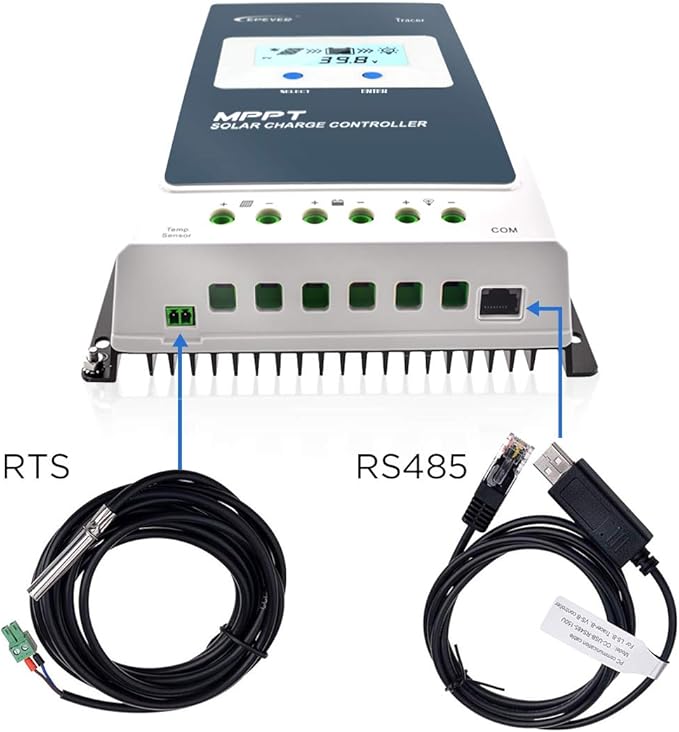EPEVER Remote Temperature Sensor RTS and Monitoring Adapter RS485 to USB - Image 6