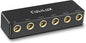 Cubilux Passive 6.35mm Headphones Splitter Box, 1/4” Stereo Multi Audio by Cubilux