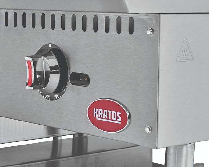 Kratos 36" Wide Commercial Restaurant Gas Countertop Griddle, Thermostatic - Image 5
