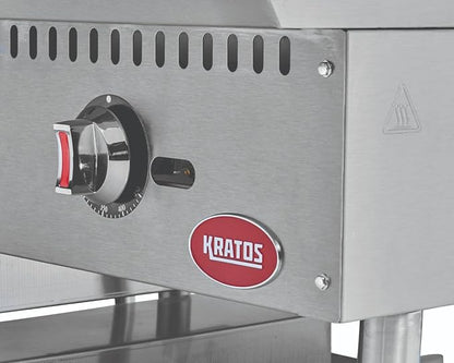 Kratos 36" Wide Commercial Restaurant Gas Countertop Griddle, Thermostatic - Image 5