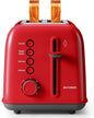 BUYDEEM DT620 2-Slice Toaster, Extra Wide Slots, Retro Stainless Steel by BUYDEEM
