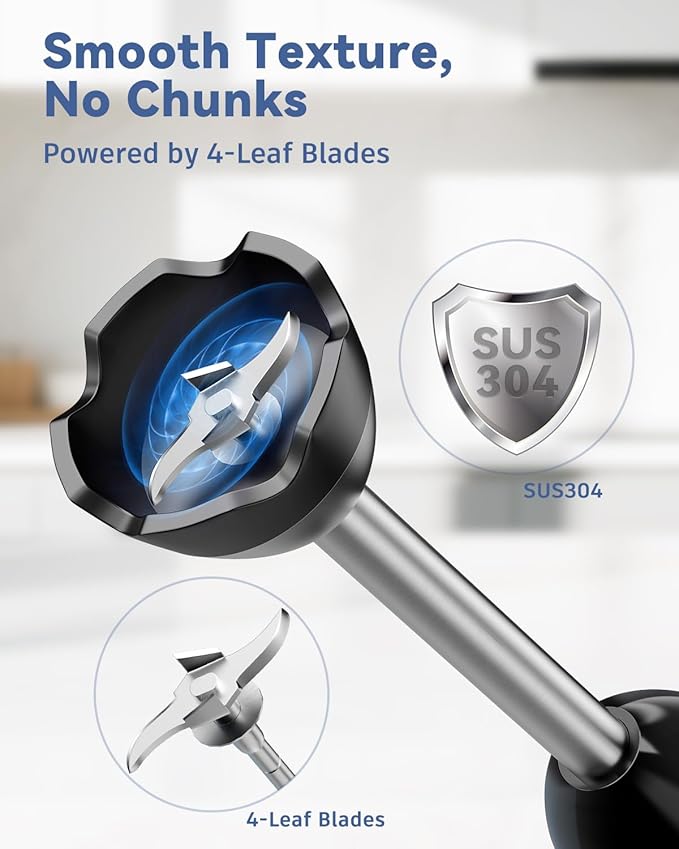 LINKChef 7-in-1 Immersion Blender, 800W Hand Blender - Image 5