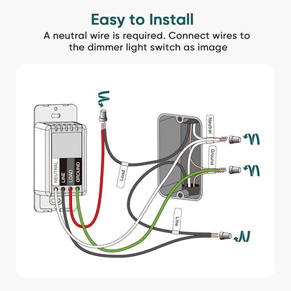 TREATLIFE Smart Dimmer Switch 4 Pack, Single Pole Smart Switch Works - Image 8
