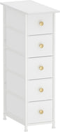 GiftGo Narrow Dresser Cabinet Vertical Slim Dresser Chest of Drawers Skinny by GiftGoDirect
