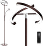 SIBRILLE 2-in-1 Brown LED Floor Lamp by SIBRILLE