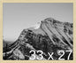 Frame It Easy 33 x 27 Wheat Wood Frame by FrameItEasy