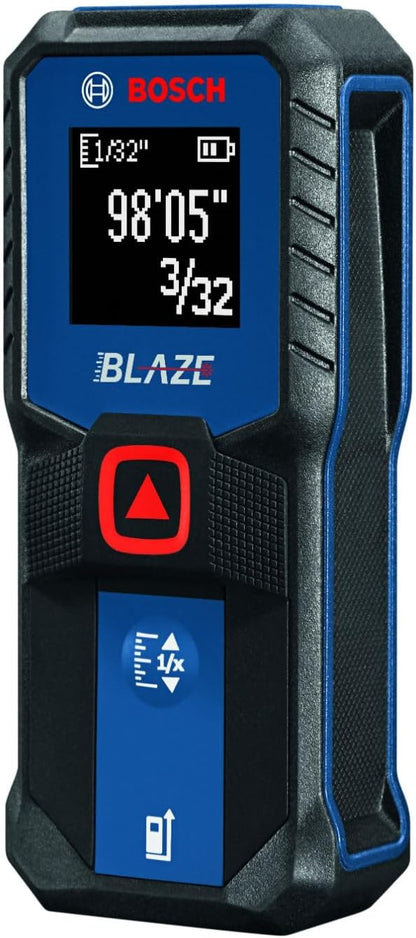 BOSCH GLM100-23 100 Ft Blaze Laser Distance Measure, Includes 2 AA Batteries by Bosch