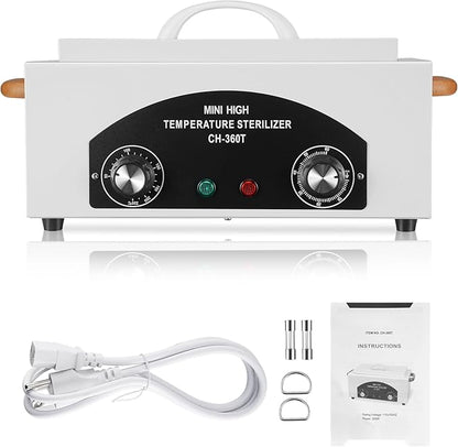 High Temperature Sterilizer Autoclave Machine 110V 300W Nail Tool Sterilizer by Soiiw