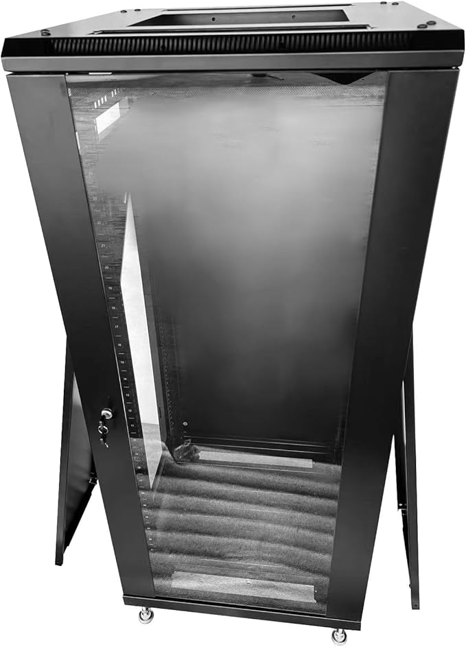 27U Server Cabinet Rack Enclosure, - Image 3