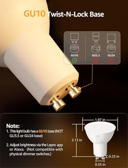 Lepro BG1 AI GU10 Smart Bulb - Image 2