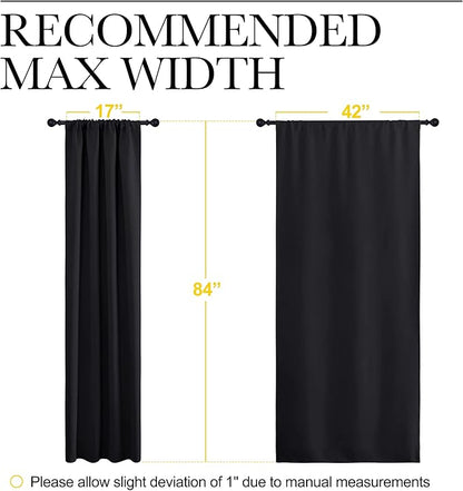 NICETOWN Black Out Curtain Panels - Image 7